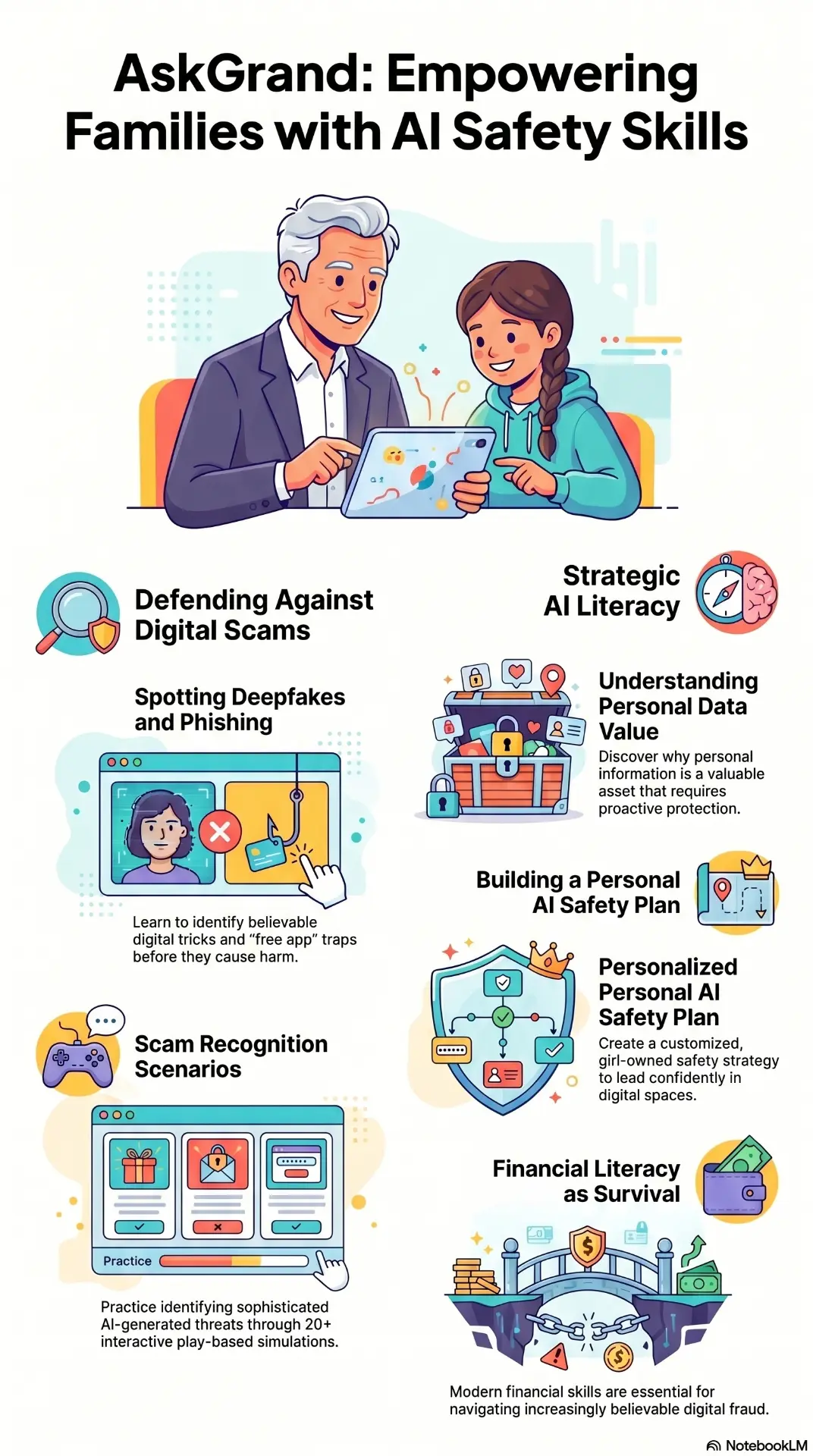 Infographic: AskGrand — Empowering Families with AI Safety Skills